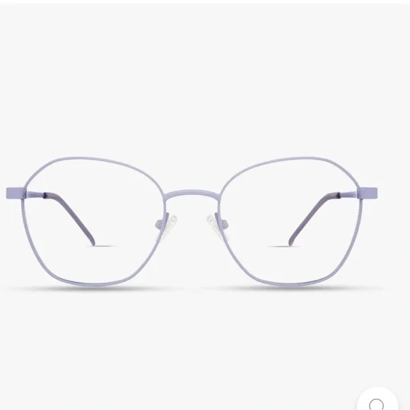 ECO Chia Eyeglasses Frames RXable & Magnet Sunglasses Lavender 50-18-140 MWT